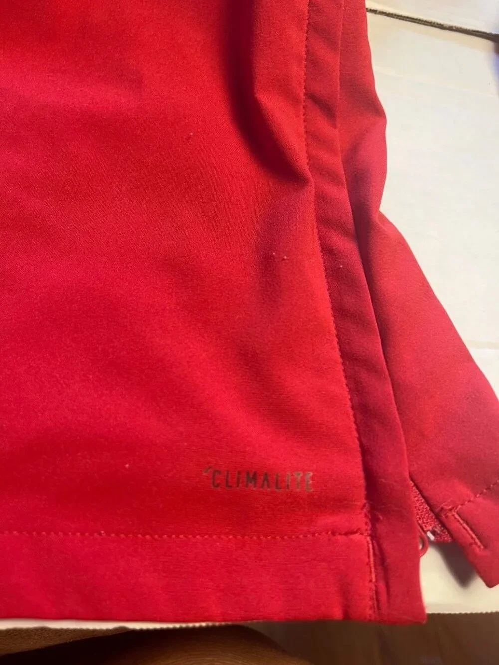 Adidas Indiana University Red Half-Zip Pullover Jacket XL zipped kangaroo pocket